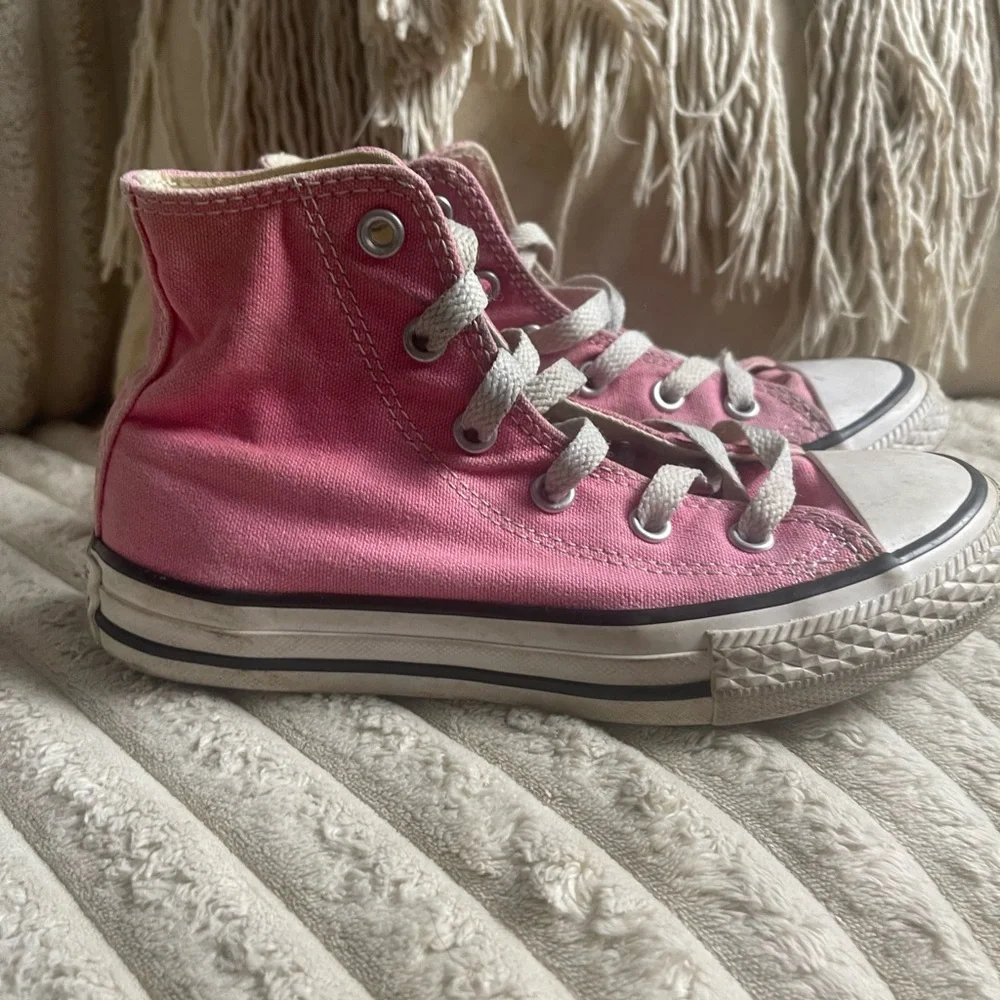 Converse Kids Pink High-Top Sneakers Size 13